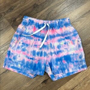 Chubbies Classic Swim Trunks Mens Small The Cotton Candies Tie Dye Mesh Lined